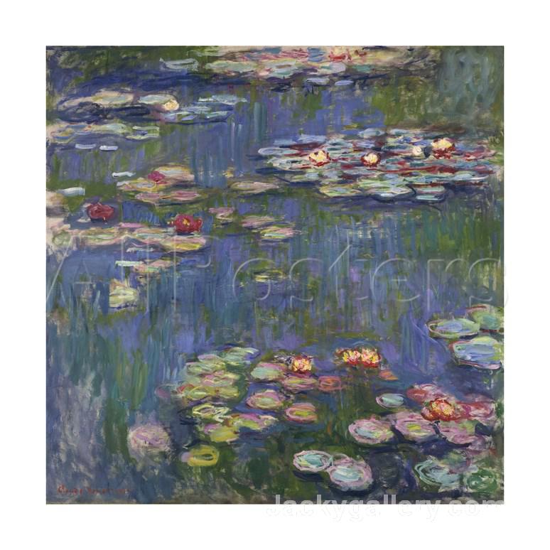 Water Lilies c. by Claude Monet paintings reproduction